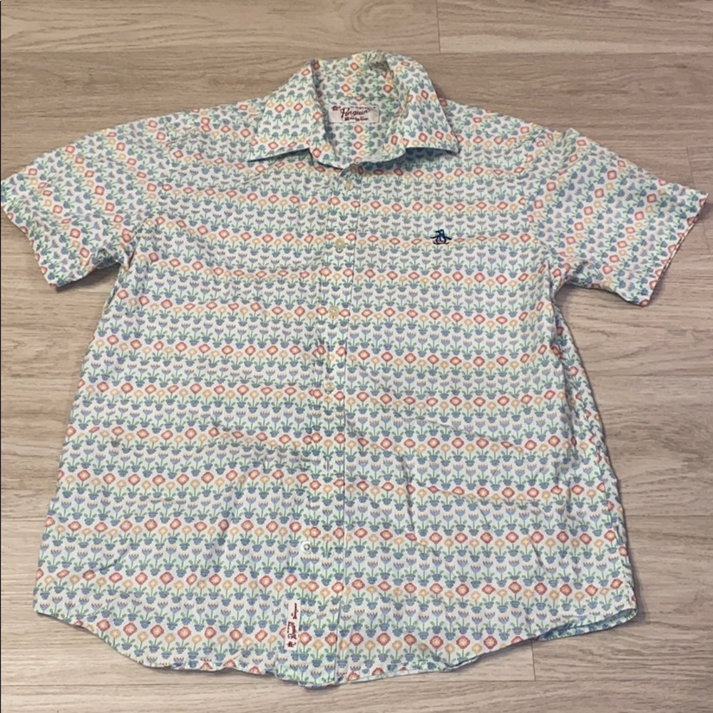 Penguin button up shirt